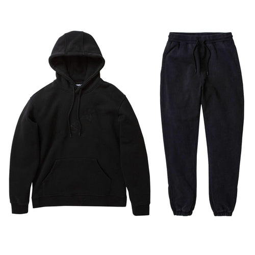 Buy Men's Staple Broadway Garment Washed Sweatsuit in Black