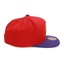 Load image into Gallery viewer, Buy Toronto Raptors Mitchell &amp; Ness NBA Wool 2 Tone HWC Snapback Hat in Red/Purple - Swaggerlikeme.com / Grand General Store
