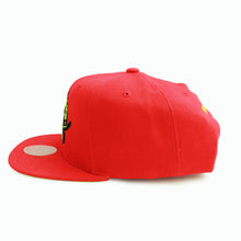 Load image into Gallery viewer, Buy NBA Toronto Raptors Reverse Grinch Team Snapback Hat Red By Mitchell &amp; Ness - Swaggerlikeme.com
