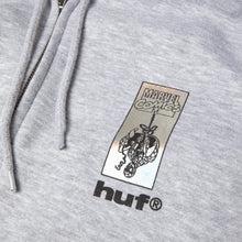 Load image into Gallery viewer, Buy Men's HUF x Marvel Spider-Man Arachknight FZ Hoodie - Heather Grey - Swaggerlikeme.com
