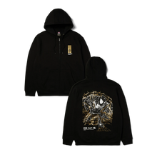 Load image into Gallery viewer, Buy Men's HUF x Marvel Spider-Man Arachknight FZ Hoodie - Black - Swaggerlikeme.com
