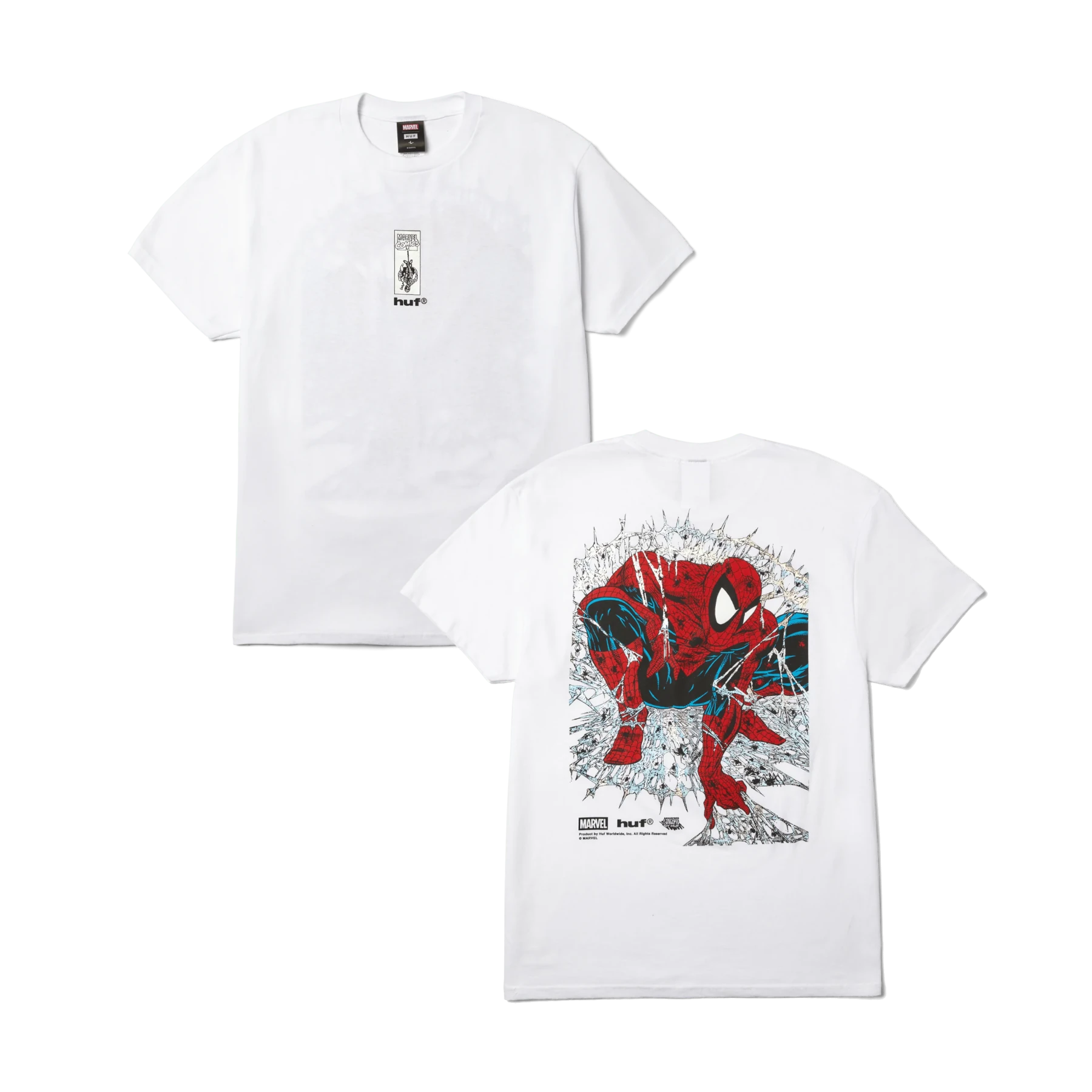 HUF x Marvel Spider-Man Arachknight T-Shirt in White