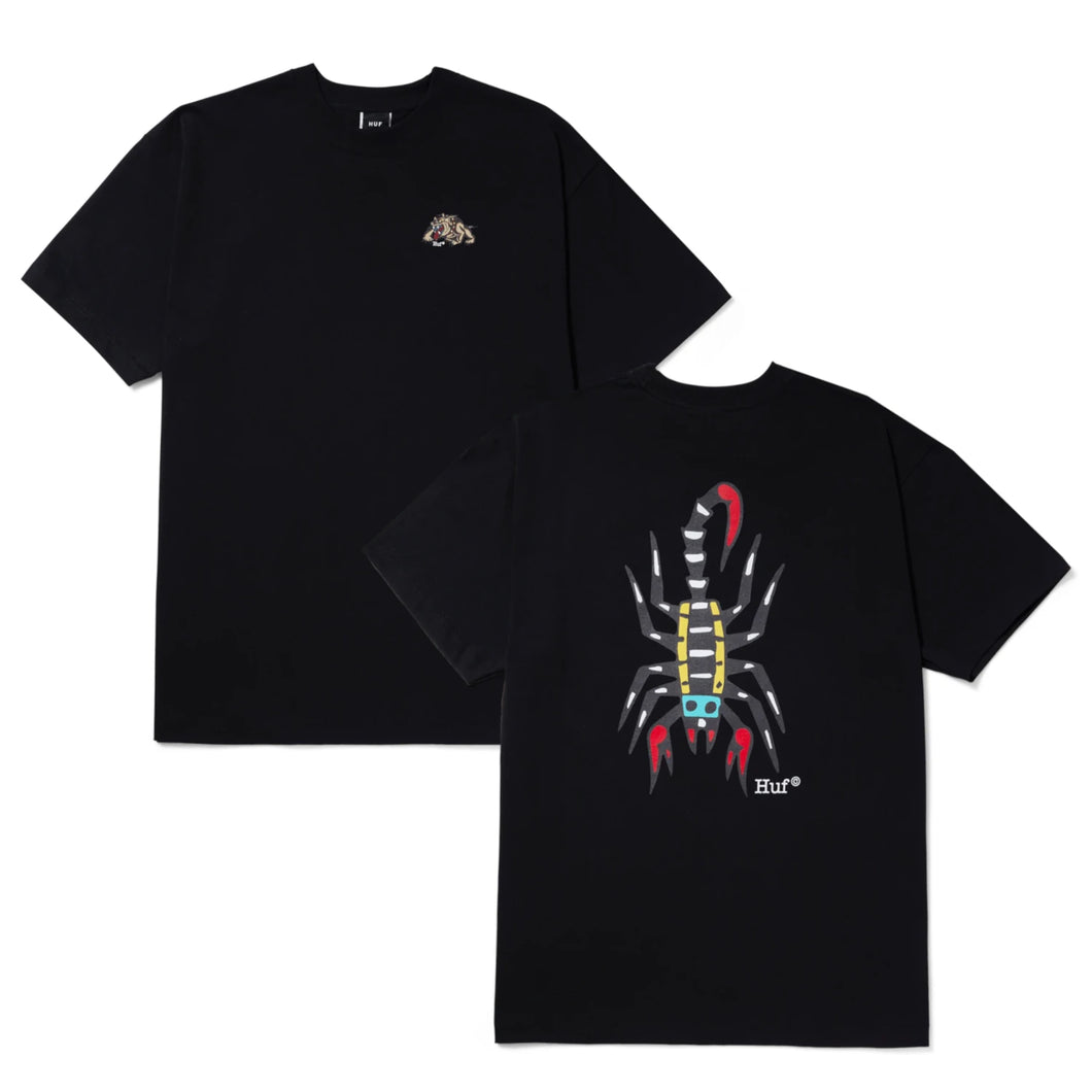 Buy Men's HUF Bledsoe SS T-shirt in Black - Swaggerlikeme.com