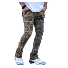 Load image into Gallery viewer, Buy Men&#39;s DAMATI Jeans Napoleon Stacked Pocket Premium Denim in Woodladns Camo
