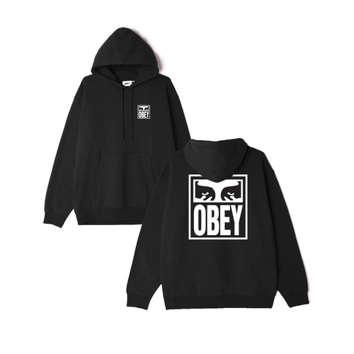 Buy Men's OBEY Eyes Icon II Heavyweight Pullover Hoodie in Black