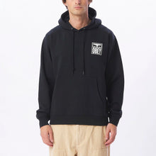 Load image into Gallery viewer, Buy Men&#39;s OBEY Eyes Icon II Heavyweight Pullover Hoodie in Black
