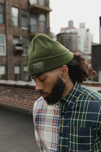 Load image into Gallery viewer, Buy Staple Patch Beanie - Olive - Swaggerlikeme.com / Grand General Store
