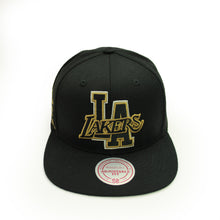 Load image into Gallery viewer, Buy Los Angeles Lakers NBA Graduation Snapback Hat Black by Mitchell and Ness - Swaggerlikeme.com / Grand General Store
