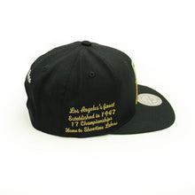 Load image into Gallery viewer, Buy Los Angeles Lakers NBA Graduation Snapback Hat Black by Mitchell and Ness - Swaggerlikeme.com / Grand General Store
