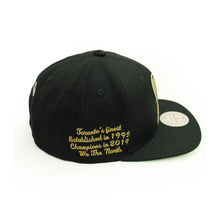 Load image into Gallery viewer, Buy NBA Toronto Raptors Graduation Snapback Hat Black by Mitchell and Ness - Swaggerlikeme.com / Grand General Store
