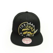 Load image into Gallery viewer, Buy NBA Toronto Raptors Split Crown Snapback Hat Black by Mitchell and Ness - Swaggerlikeme.com / Grand General Store
