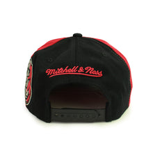 Load image into Gallery viewer, Buy NBA Toronto Raptors Full Deck Split Back Snapback Hat Black Red By Mitchell and Ness - Swaggerlikeme.com / Grand General Store
