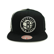 Load image into Gallery viewer, Buy NBA Brooklyn Nets Tapestry Snapback Hat Black By Mitchell and Ness - Swaggerlikeme.com / Grand General Store
