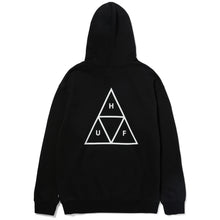 Load image into Gallery viewer, Buy Men&#39;s HUF Set Triple Triangle Pullover Hoodie in Black - Swaggerlikeme.com
