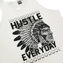 Load image into Gallery viewer, Buy Men&#39;s Hustle Gang The Arrows Tank Top in White
