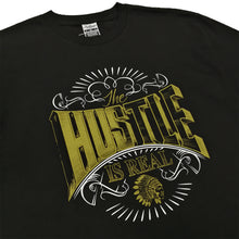 Load image into Gallery viewer, Buy Men&#39;s Hustle Gang The Hustle Is Real Graphic Tee in Black
