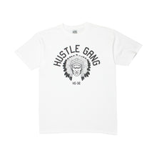 Load image into Gallery viewer, Men&#39;s Hustle Gang Chief Logo Tee in White
