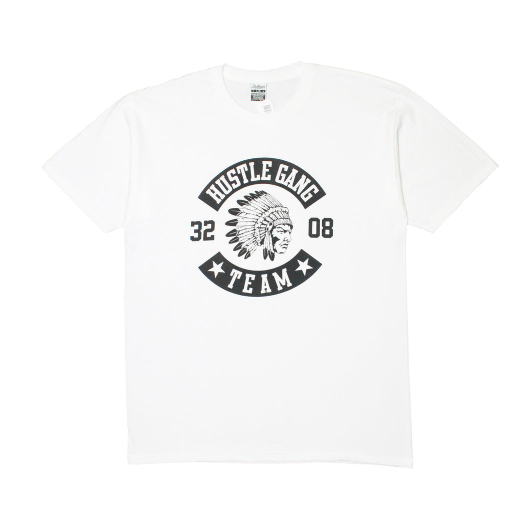 Buy Men's Hustle Gang Team Logo T-shirt - White - Swaggerlikeme.com / Grand General Store
