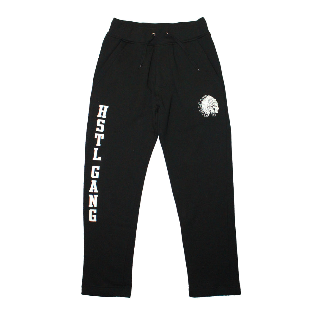 Buy Men's Hustle Gang Team Logo Sweatpants in Black