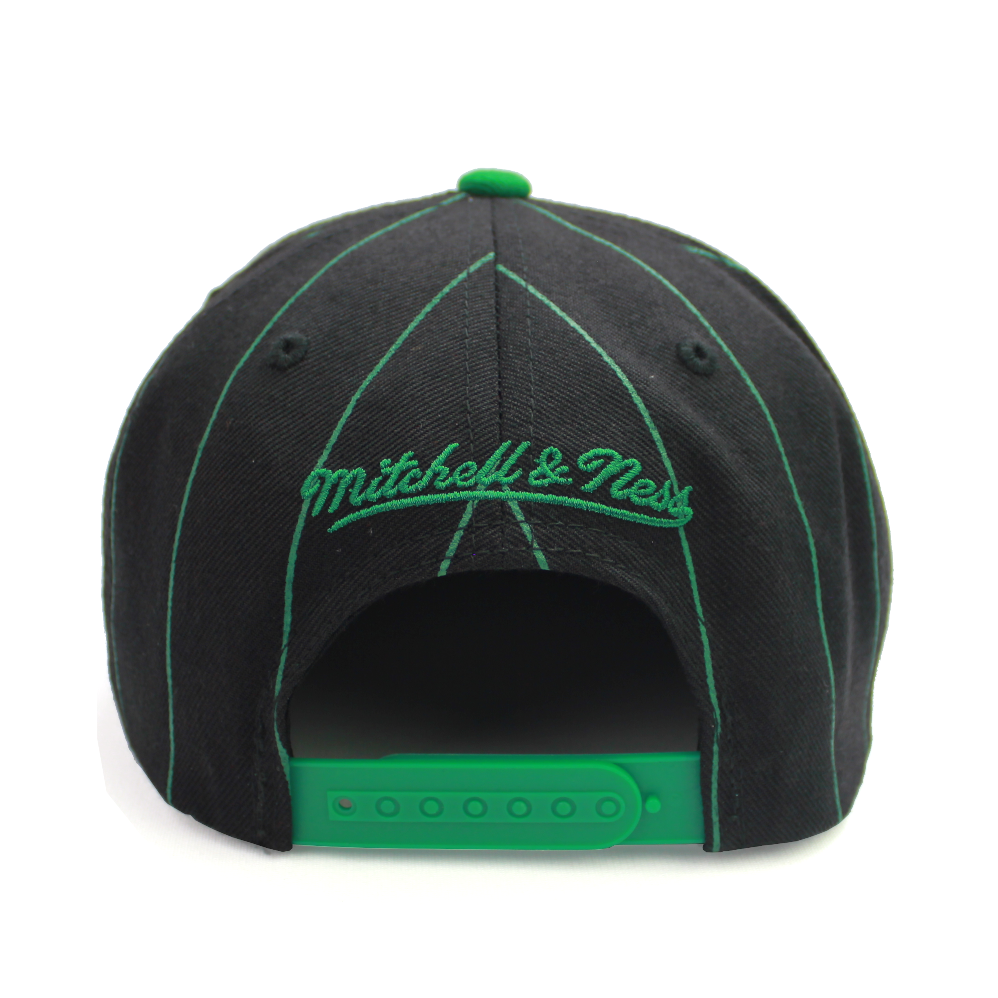 Boston Celtics City Pinstripe Deadstock Green Snapback - Mitchell & Ness  cap