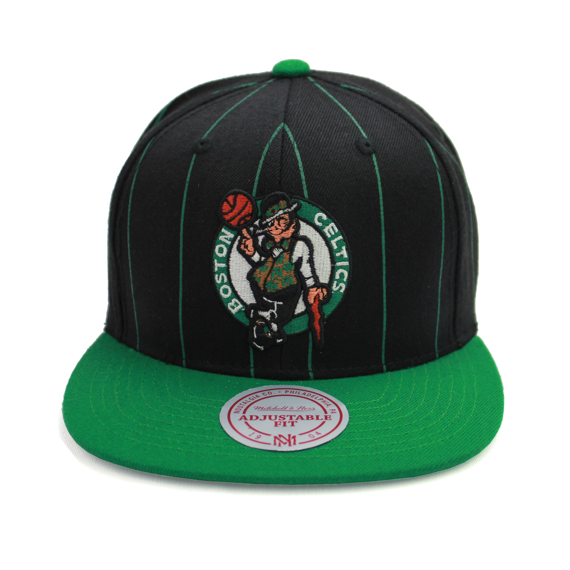 Men's Boston Celtics Mitchell & Ness Team Pinstripe Snapback Hat –   / Grand General Store