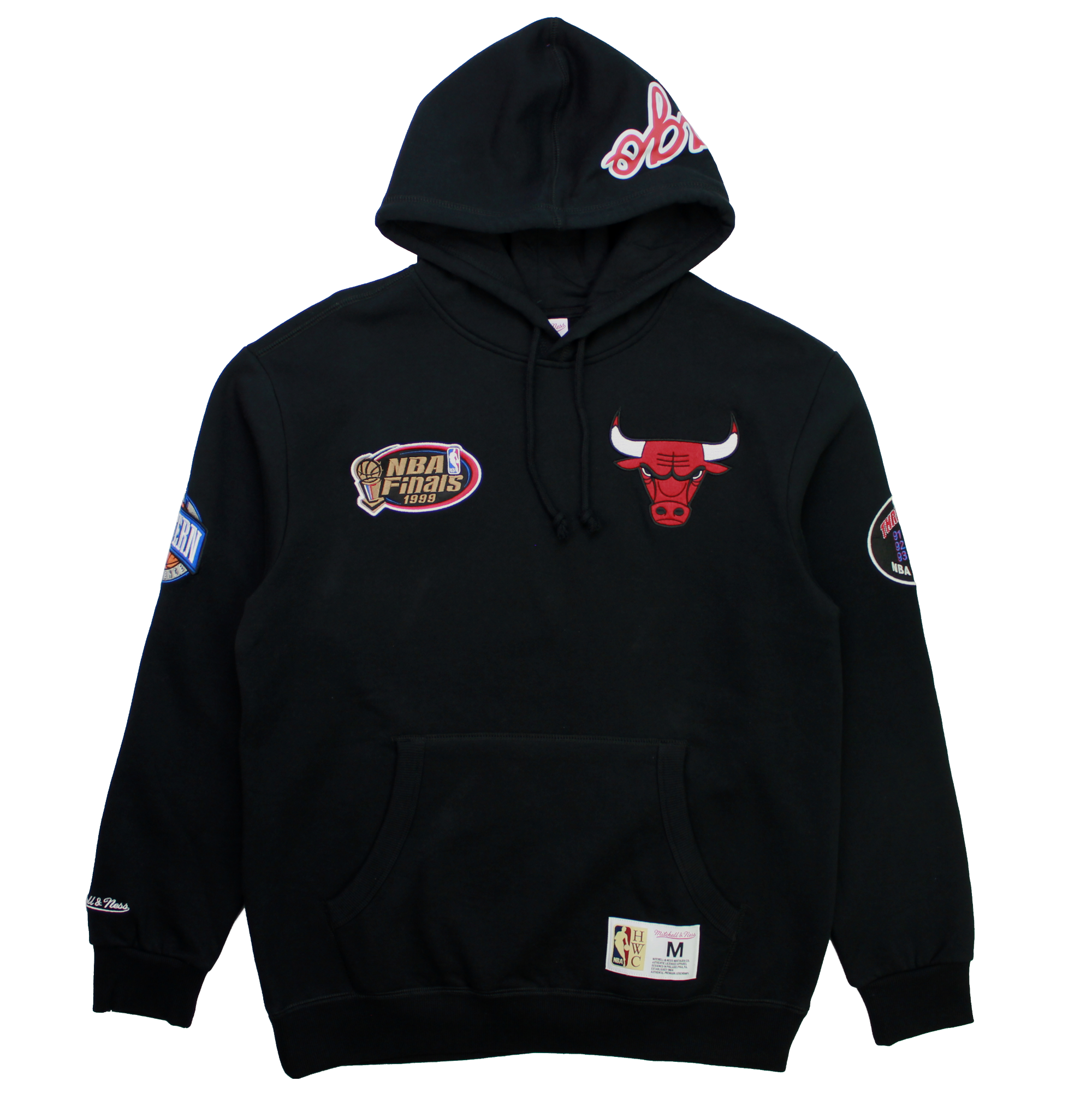 Mitchell & Ness Mens NBA Chicago Bulls Premium Fleece Hoodie