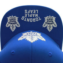 Load image into Gallery viewer, Men&#39;s Mitchell &amp; Ness NHL Toronto Maple Leafs Vintage Hat Trick Snapback Hat Blue - Swaggerlikeme.com

