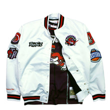 Load image into Gallery viewer, Buy Men&#39;s Toronto Raptors City Collection Lightweight Satin Jacket - White - Grand General Store - Swaggerlikeme.com
