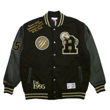 Load image into Gallery viewer, Buy Toronto Raptors Men&#39;s Varsity Jacket  in Black by Mitchell &amp; Ness - Swaggerlikeme.com / Grand General Store
