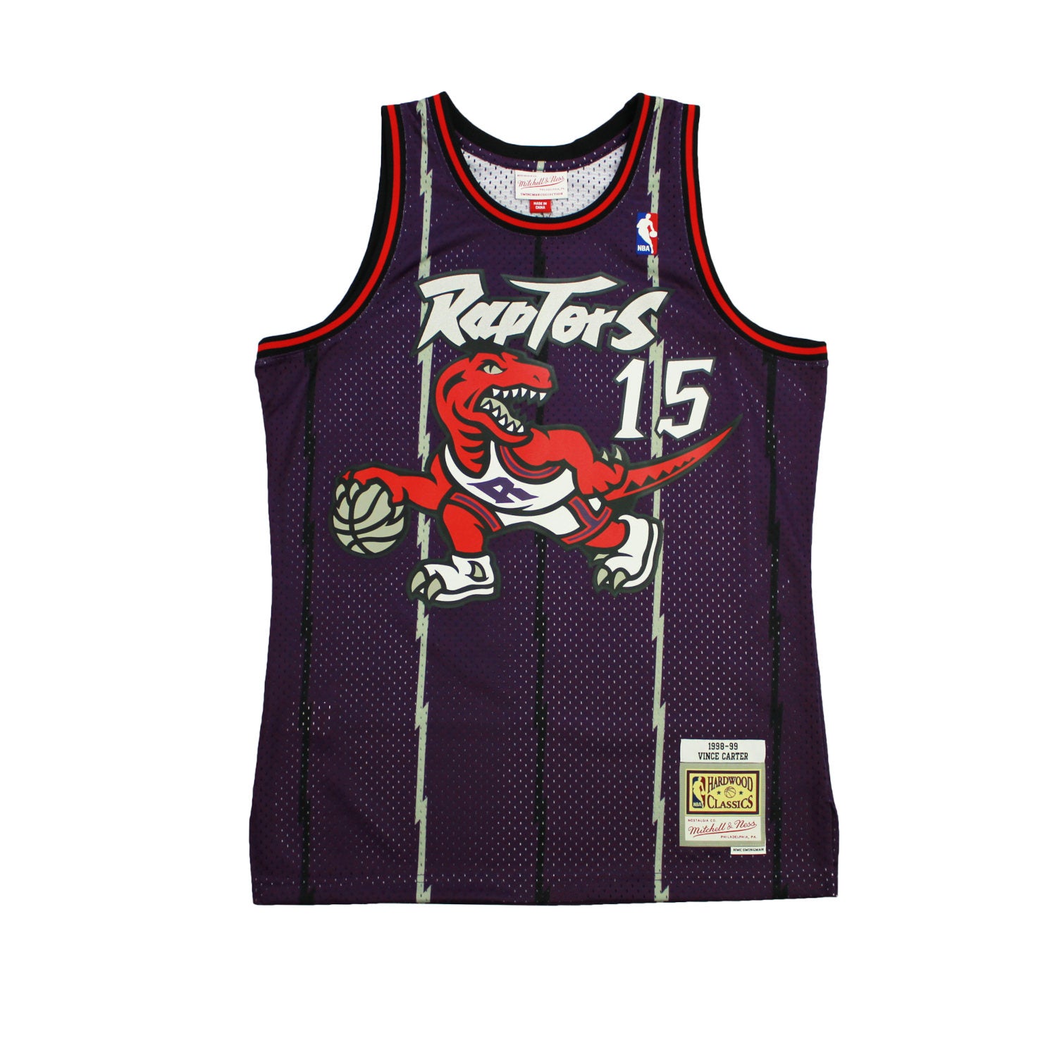 New outlets Mitchell Ness Vince Carter HWC Swingman 1998-99 Raptors NBA Jersey Large L