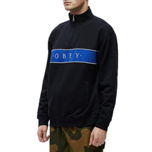 Load image into Gallery viewer, Buy OBEY Deal Mock Neck Sweatshirt - Black - Swaggerlikeme.com / Grand General Store
