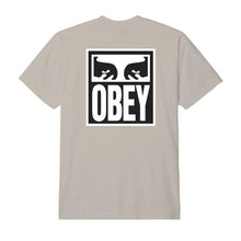 Load image into Gallery viewer, Men&#39;s OBEY Eyes Icon II Heavyweight T-shirt - Silver GreyBuy Men&#39;s OBEY Eyes Icon II Heavyweight T-shirt in Silver Grey
