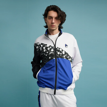 Load image into Gallery viewer, Men&#39;s Paterson League Roddick Track Jacket in White and Royal - Swaggerlikeme.com
