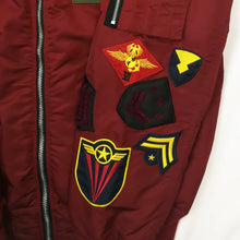 Load image into Gallery viewer, Buy Smoke Rise MA-1 Flight Bomber Jacket - Burgundy - Swaggerlikeme.com / Grand General Store

