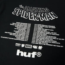 Load image into Gallery viewer, Buy HUF x Marvel Spider-Man Three Hundred T-Shirt in Black - Swaggerlikeme.com
