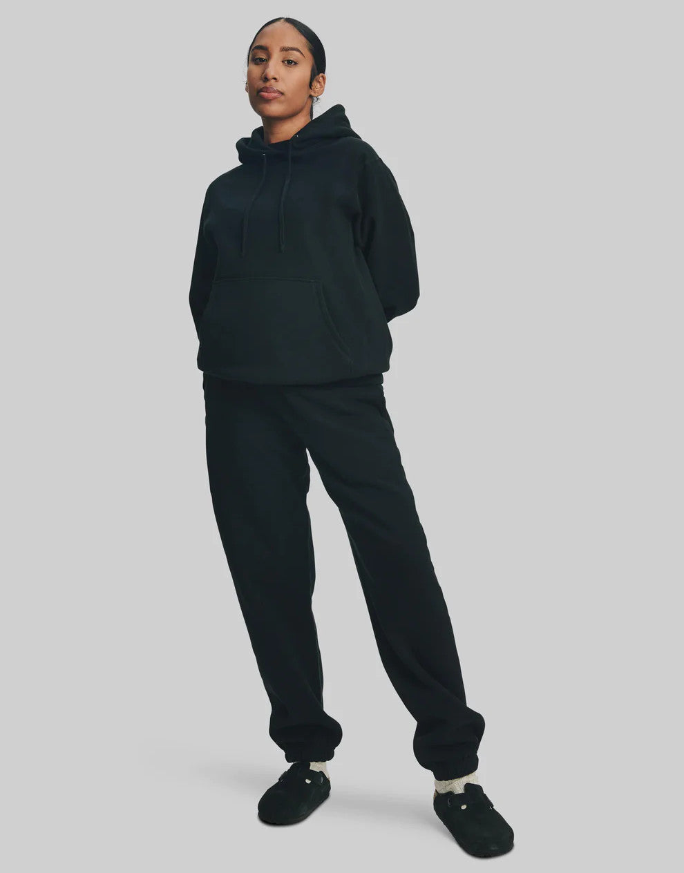 House Of Blanks 400 GSM Pullover Hoodie in Black House Of Blanks 400 GSM Pullover Hoodie in Black