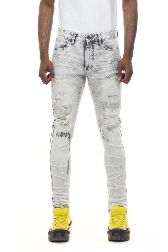 パンツ SMOKE RISE RIP & REPAIRED DENIM JEANS SMOKE RISE RIP & REPAIRED DENIM JEANS (JP23415:ROOSEVELT
