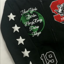 Load image into Gallery viewer, Buy Staple Pigeon Fleece Baseball Jacket in Black - Swaggerlikeme.com
