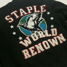 Load image into Gallery viewer, Buy Staple Pigeon Fleece Baseball Jacket in Black - Swaggerlikeme.com
