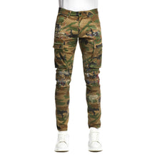 Load image into Gallery viewer, Buy Smoke Rise Rip Repair Fashion Twill Pants - Woodlands Camo - Swaggerlikeme.com / Grand General Store
