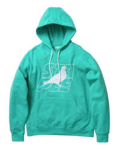 Buy Staple Stacked Logo Hoodie - Teal - Swaggerlikeme.com / Grand General Store