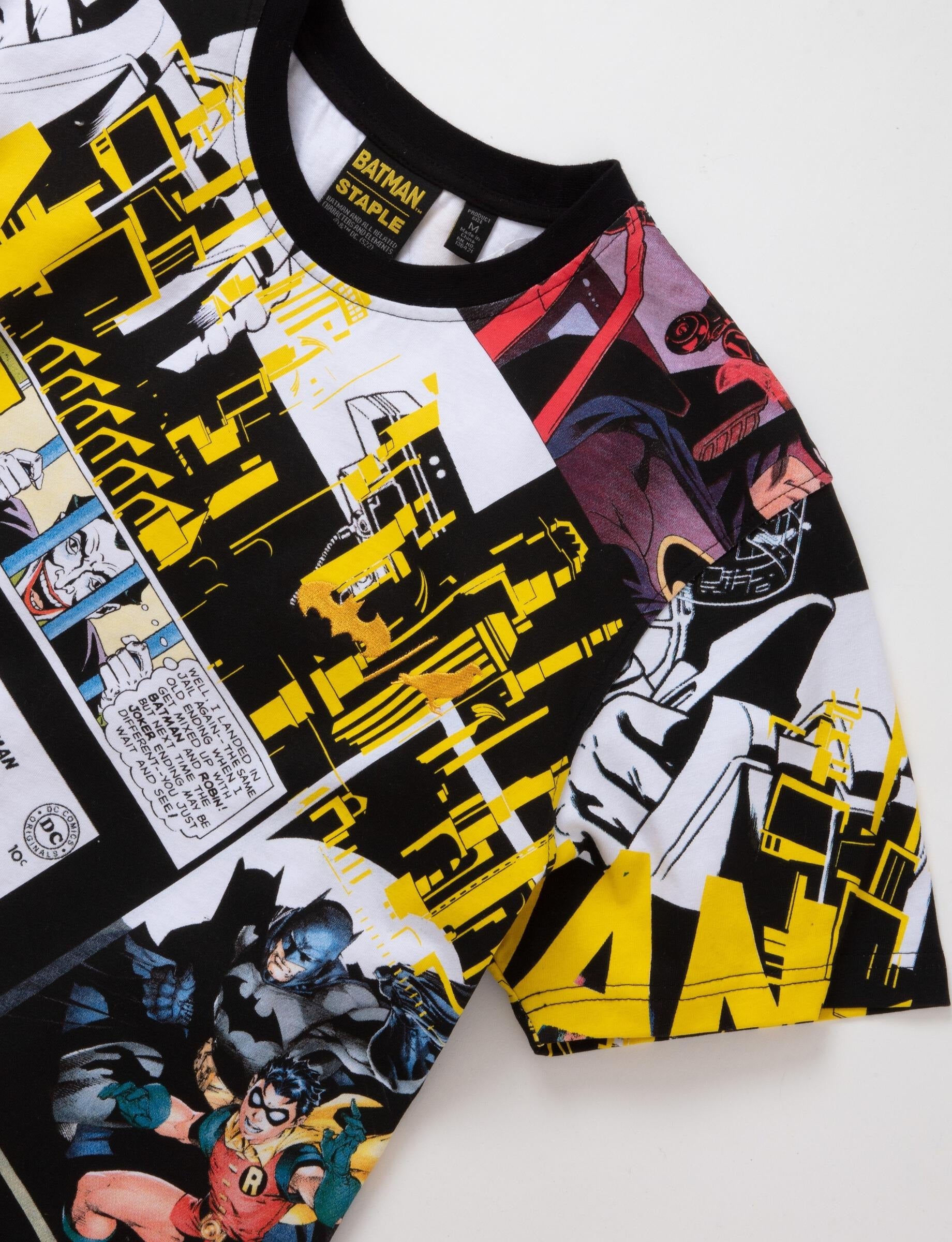Men's Batman X Staple The Comic AOP Tee - Black – Swaggerlikeme