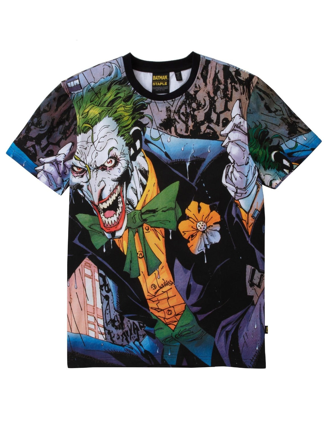 Men's Batman X Staple The Joker AOP Tee - Black