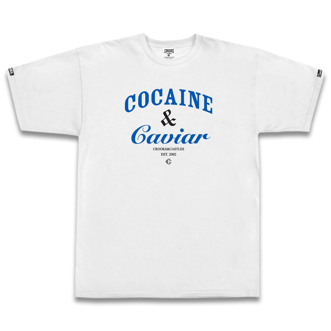 Buy Crooks & Castles Coca & Cav T-shirt - White - Swaggerlikeme.com / Grand General Store