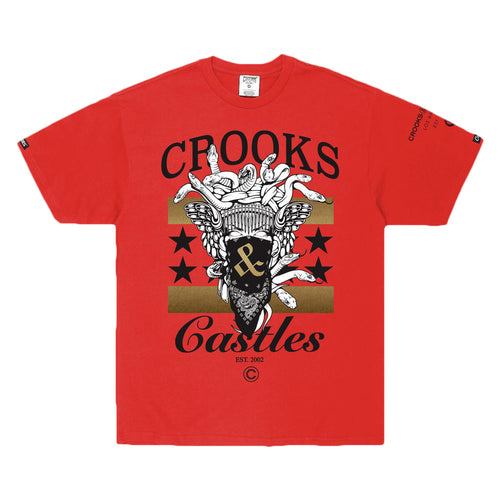 Buy Crooks & Castles Cocaine & Caviar SS Tee - Red - Swaggerlikeme.com / Grand General Store