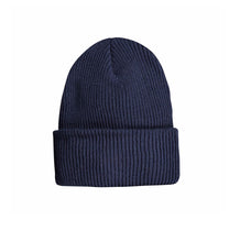 Load image into Gallery viewer, Buy House Of Blanks Shaker Style Beanie Hat - Navy - Swaggerlikeme.com / Grand General Store
