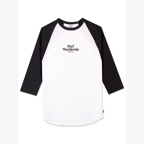 Buy HUF Worldwide Raglan - White / Black - Swaggerlikeme.com / Grand General Store