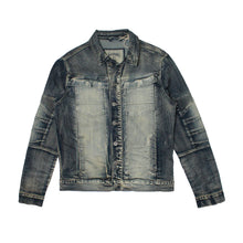 Load image into Gallery viewer, Buy Smoke Rise Mens Vintage Moto Denim Jacket - Blue Toast - Swaggerlikeme.com / Grand General Store
