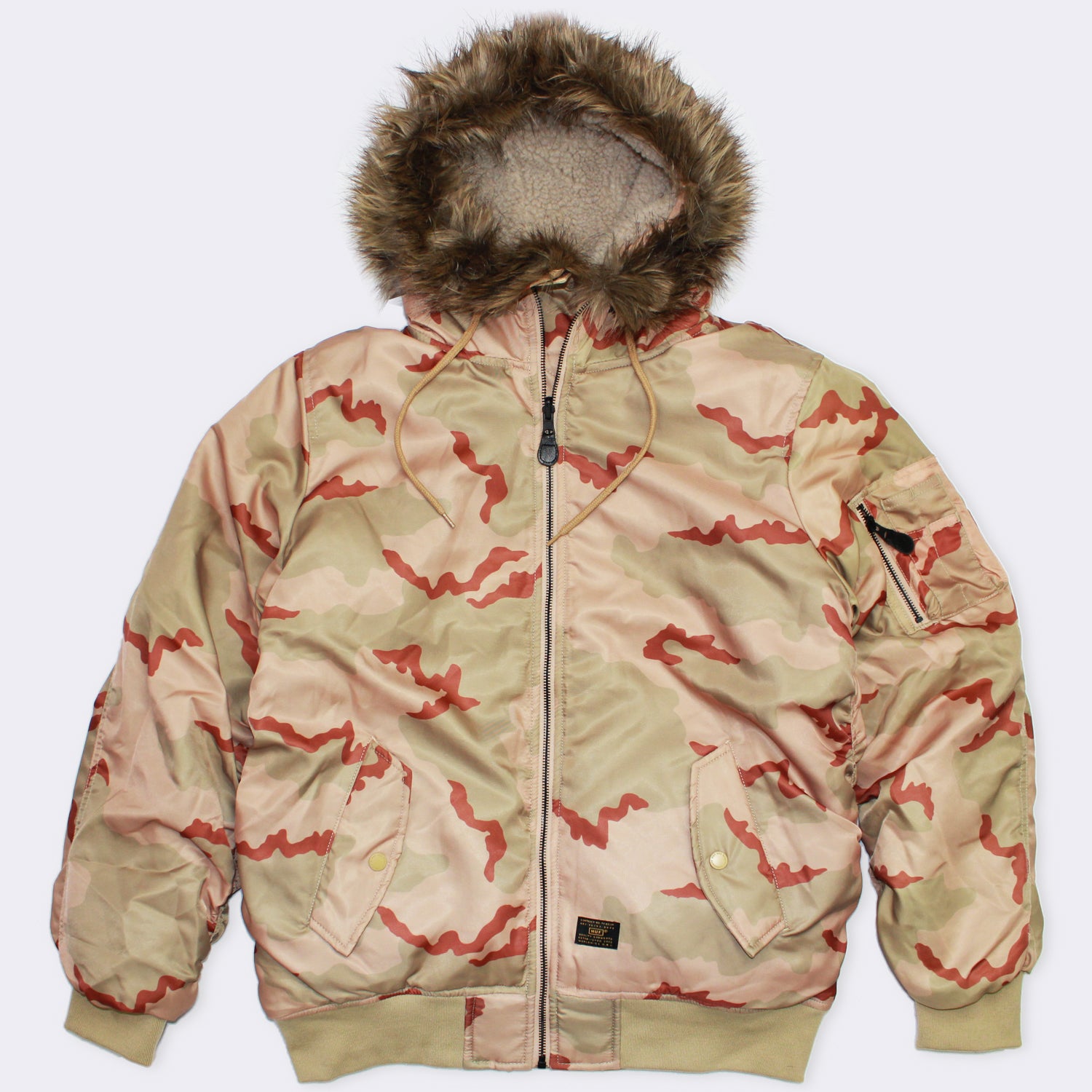 HUF N2B Reversible Jacket - Dessert Camo – Swaggerlikeme.com 