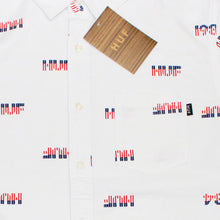 Load image into Gallery viewer, Buy HUF 1984 Chambray Short Sleeve Button Up Shirt - White - Swaggerlikeme.com / Grand General Store
